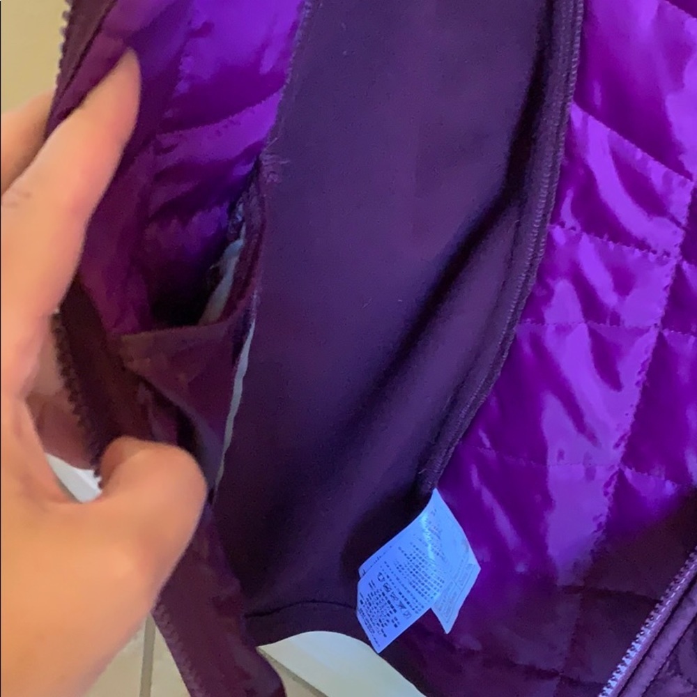 New Plum Hooded Eddie Bauer Jacket sz S - Picture 4 of 7
